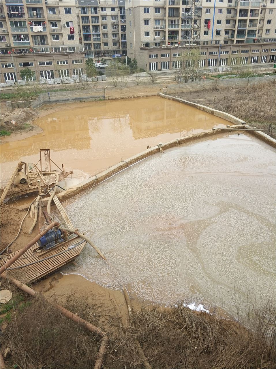 新干沉淀池淤泥清理-厂区废水池淤泥清淤
